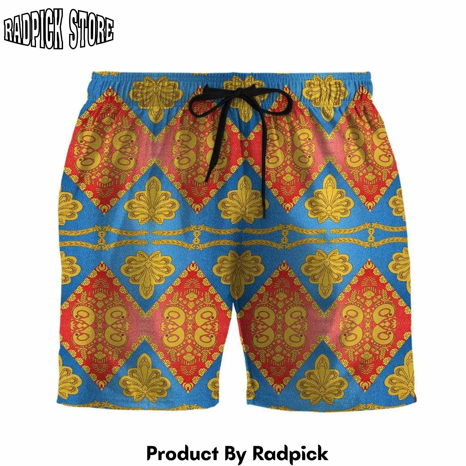 Radpick 3d david bowie custom beach shorts swim trunks rp631585